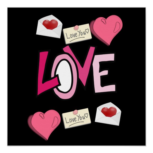 Plakat Valentinstag Poster (Vorderseite)