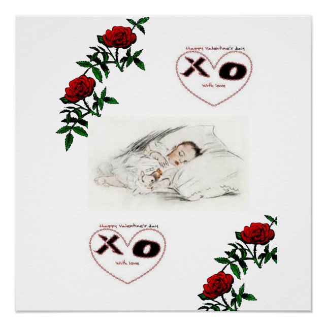 Plakat Valentinstag Poster (Vorderseite)
