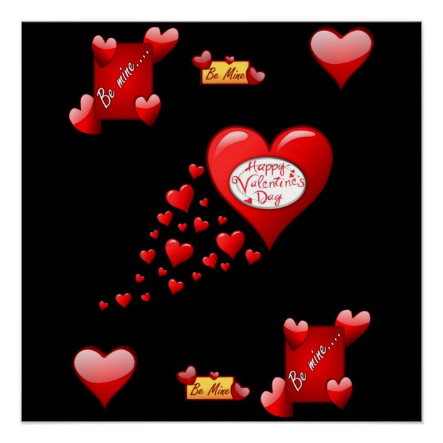 Plakat Valentinstag Poster (Vorderseite)