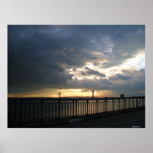 Plakat Verrazano Brücke Brooklyns New York