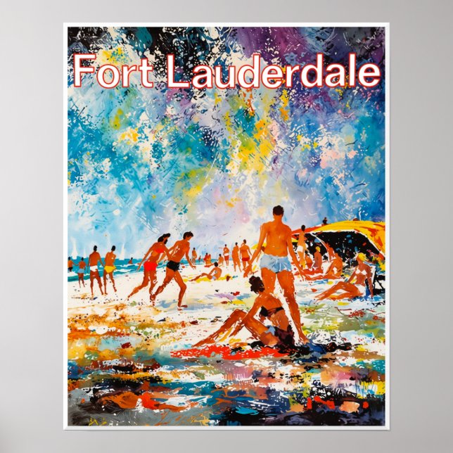 Plakat von Fort Lauderdale  (Vorne)