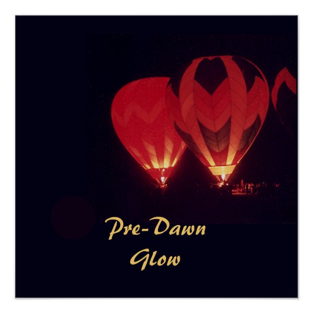 Plakat - Vor Morgengrauen Glow Poster (Vorderseite)