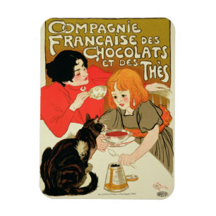 Plakat-Werbung French Company der Schokolade Magnet