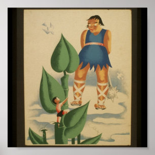 Plakat-WPA-Jack und die Bohnenstange Poster