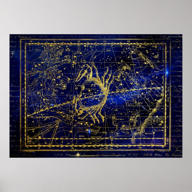 Plakat zur Krebskonstellation (Vorne)