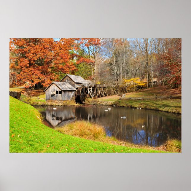 Plakatdruck der Mabry Mill in The Meadows of Dan,  Poster (Vorne)