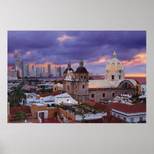 Plakatdruck von Cartagena, Kolumbien Poster