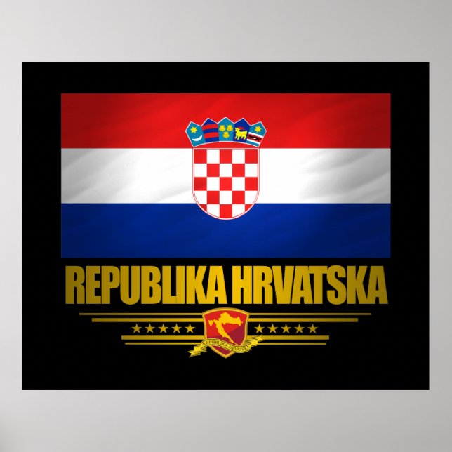 Plakate und Prints "Croat Pride" (Vorne)