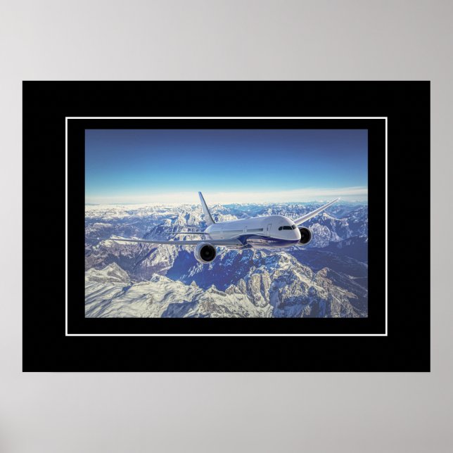 Plakatflugzeug Poster (Vorne)