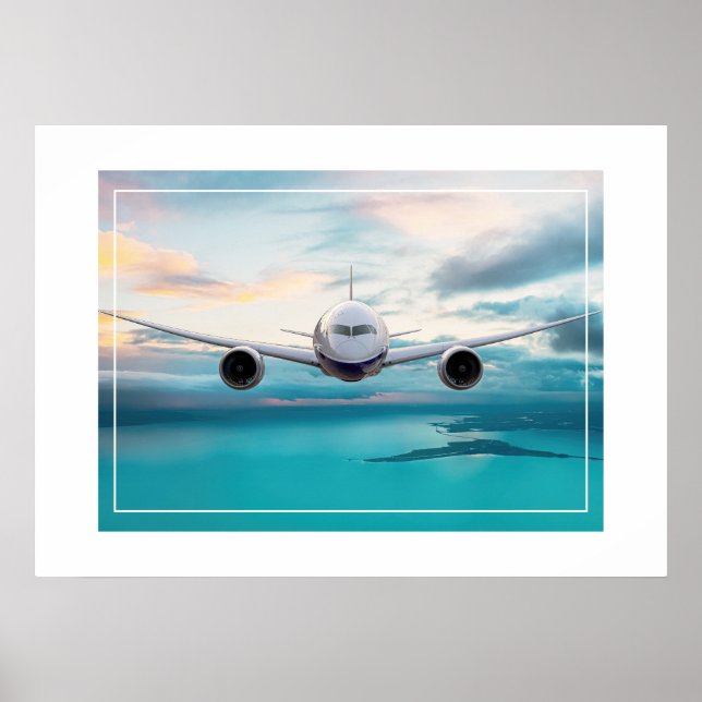 Plakatflugzeug Poster (Vorne)
