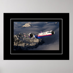 Plakatflugzeug Poster