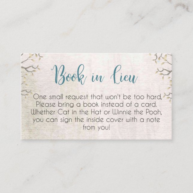 Plakatkarten für Kleinwald-Dusche Begleitkarte (Vorderseite)