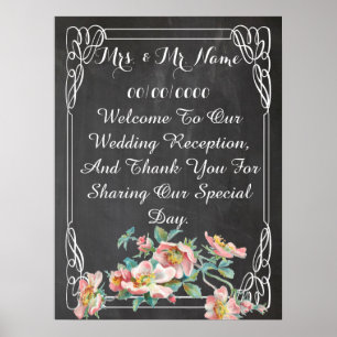 Plakatkarton, Hochzeitplakat Poster