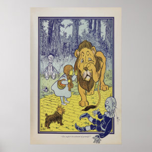 PLAKATKUNST - WIZARD OF OZ - DOROTHY FEIGER LÖWE POSTER