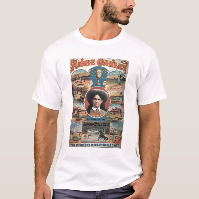 Plakatwerbung Annie Oakley, der in Buffa T-Shirt (Vorderseite)