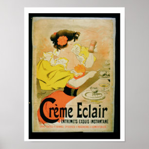 Plakatwerbung 'Cremeeclair-Augenblick Dessert Poster