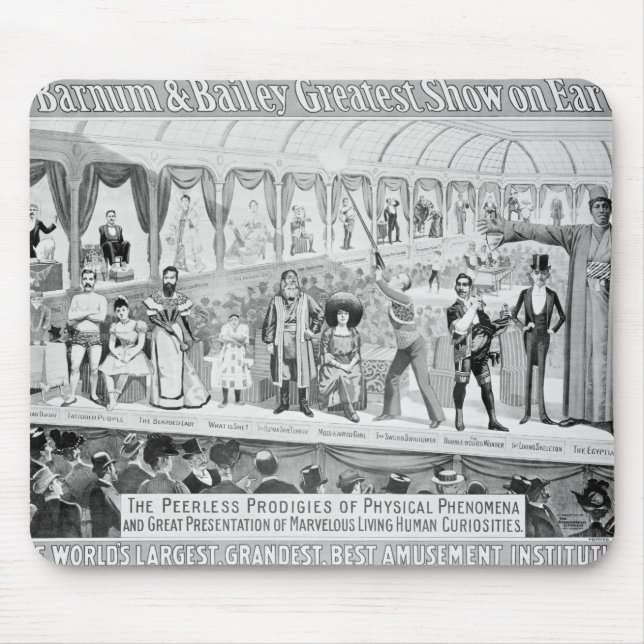 Plakatwerbung, 'das Barnum und der Bailey Mousepad (Vorne)