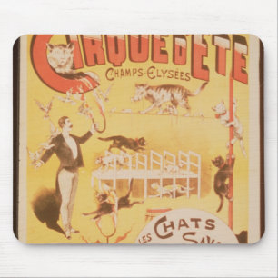 Plakatwerbung das Cirque d'Ete in Mousepad