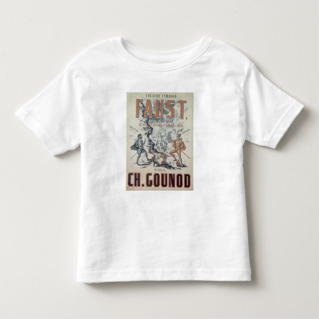 Plakatwerbung 'Faust Kleinkind T-shirt (Vorderseite)