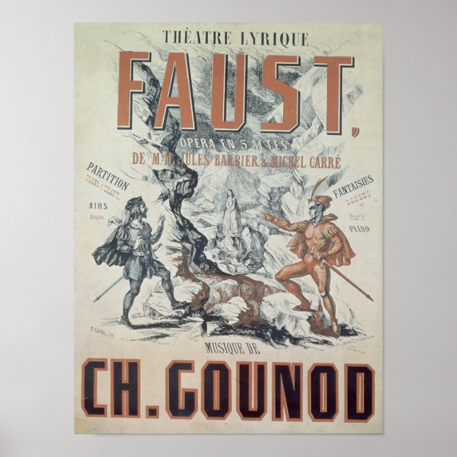 Plakatwerbung "Faust" Poster (Vorne)
