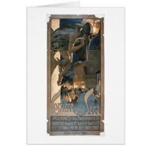 Plakatwerbung für den "Corriere della Sera", Aufdr