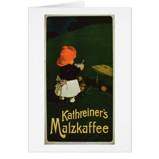 Plakatwerbung für 'Kathreiners Malz Coffee (Vorne)