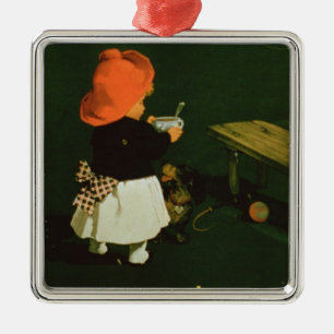 Plakatwerbung für 'Kathreiners Malz Coffee Silbernes Ornament