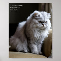 Plakatwerbung für traurige und einsame Haustiere:
