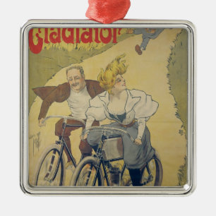 Plakatwerbung Gladiatorfahrräder Silbernes Ornament