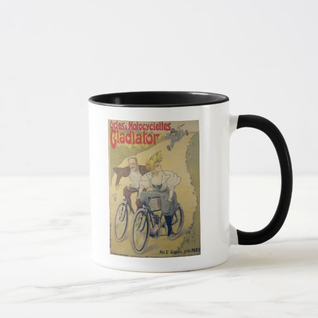 Plakatwerbung Gladiatorfahrräder Tasse (Rechts)