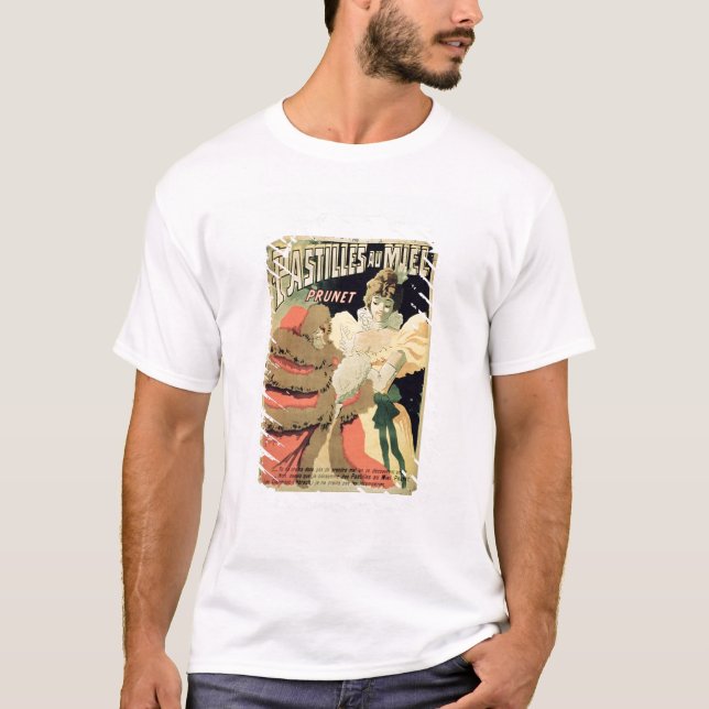 Plakatwerbung "Honey Pastilles" von Prunet, Pa T-Shirt (Vorderseite)