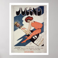 Plakatwerbung "Jugend, illustrierte Woche Mag