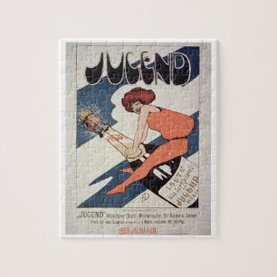 Plakatwerbung 'Jugend, illustriertes wöchentliches