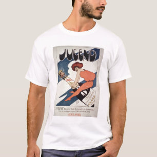 Plakatwerbung 'Jugend, illustriertes wöchentliches T-Shirt