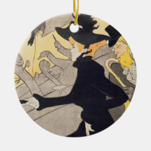 Plakatwerbung 'Le Henrides Toulouse-Lautrec   Keramik Ornament
