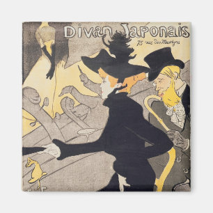 Plakatwerbung 'Le Henrides Toulouse-Lautrec   Magnet