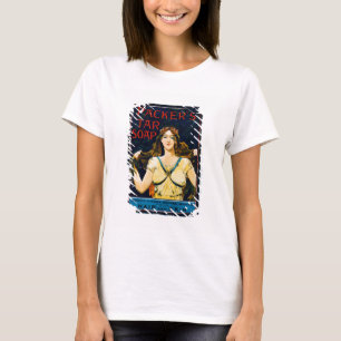 Plakatwerbung "Packer's Tar Soap" (farbig beleucht T-Shirt