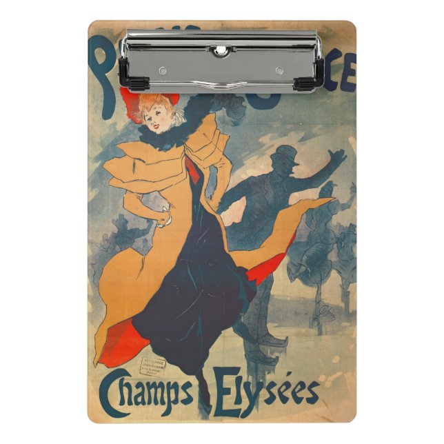 Plakatwerbung Palais de Glace Mini Klemmbrett (Vorderseite)