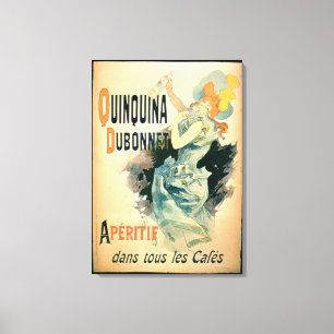 Plakatwerbung "Quinquina" durch Dubonnet (Farbe Leinwanddruck