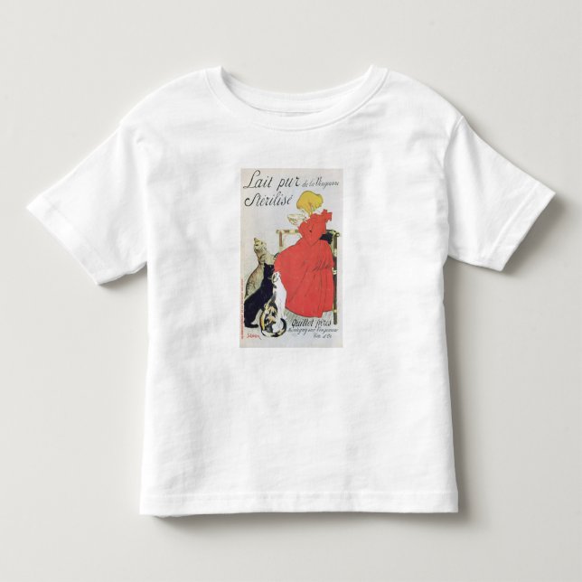 Plakatwerbung Reine Sterilisierte Milch Kleinkind T-shirt (Vorderseite)