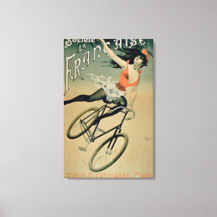 Plakatwerbung "Societe La Francaise", Paris ( Leinwanddruck