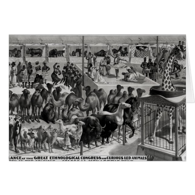 Plakatwerbung: 'The Barnum and Bailey (Vorderseite (Horizontal))