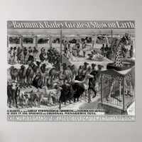 Plakatwerbung: 'The Barnum and Bailey
