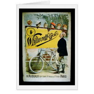 Plakatwerbung 'Whitworth Cycles', Paris (colo)