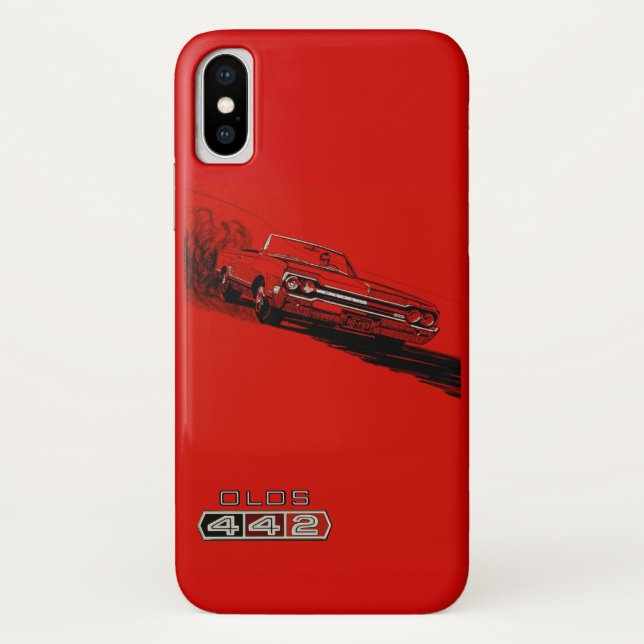 Plakatwiedergabe 1964 Oldsmobiles 442 Case-Mate iPhone Hülle (Rückseite)