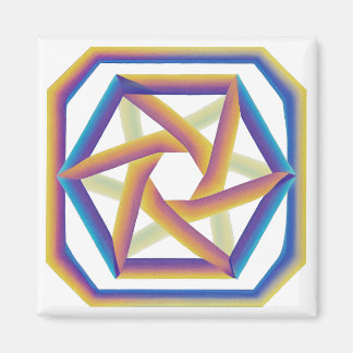 Plake 64 und das Hexagrams Small Magnet