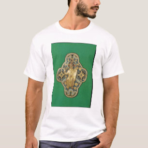Plakette, die Gottsegen darstellt T-Shirt