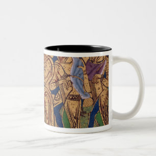 Plakette, die St Paul darstellt Zweifarbige Tasse