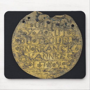 Plakette mit der Phrase Mousepad