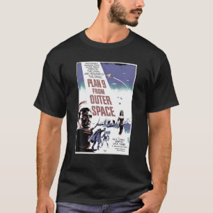 PLAN 9 FROM OUTER SPACE Filmplakat-Shirt Retro T-Shirt